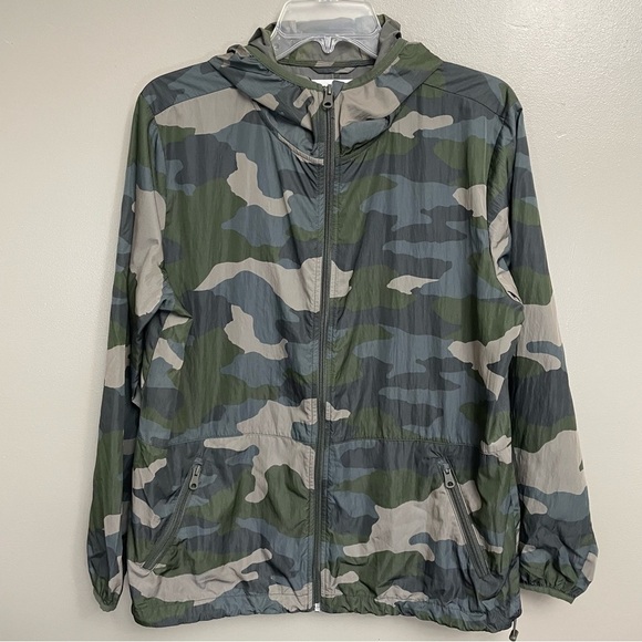 Aerie Offline Camo Windbreaker Jacket Small lightweight Athleisure active - Picture 1 of 11